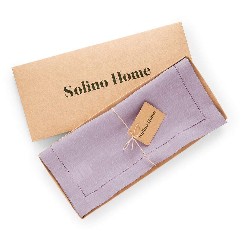 Solino Home Milan 100% Linen Table Runner &ndash; Handcrafted, Machine Washable, Perfect for Holiday and Everyday Dining