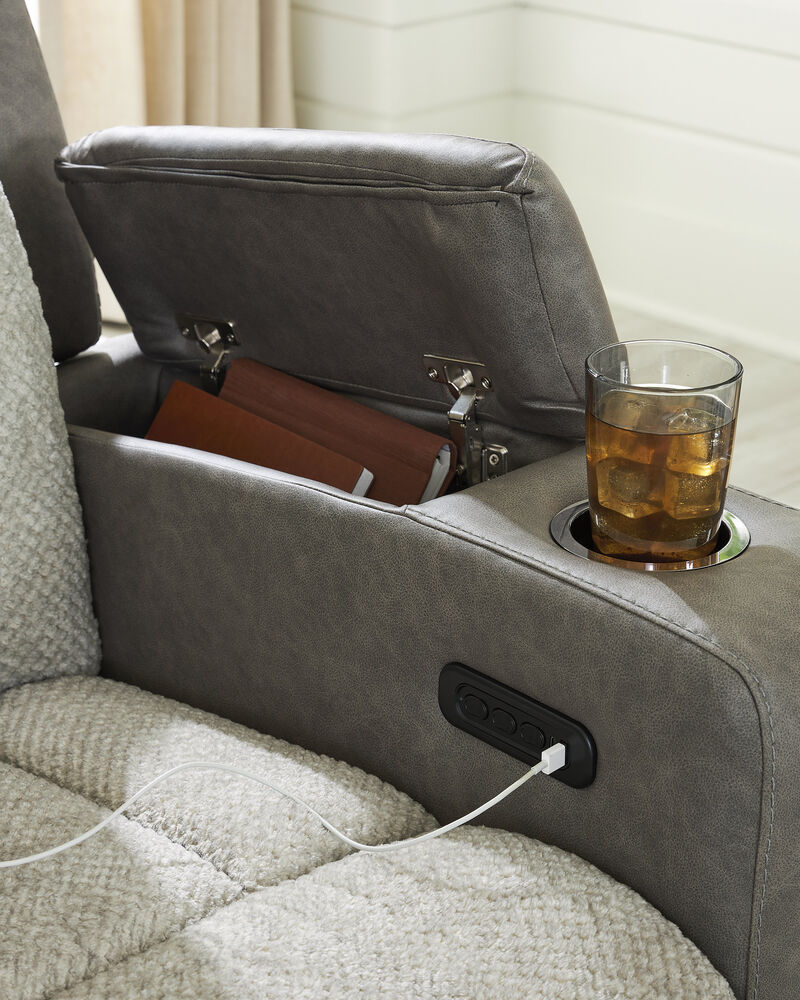 Stately Check Power Recliner image number 4