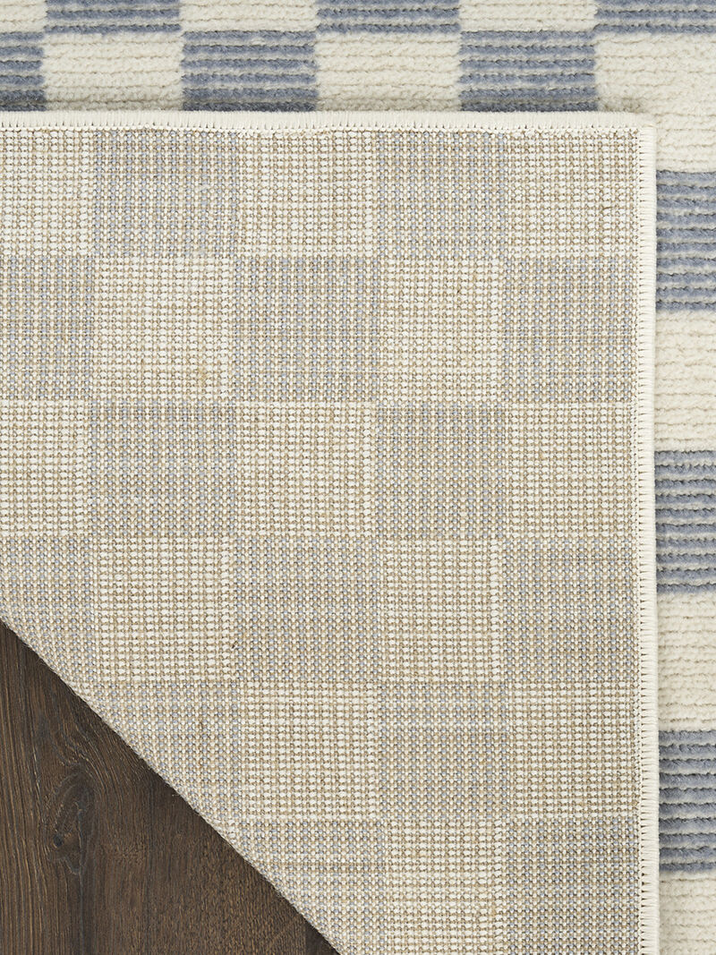 Serenity Home SRH10 Ivory/Blue 6' x 9' Rug