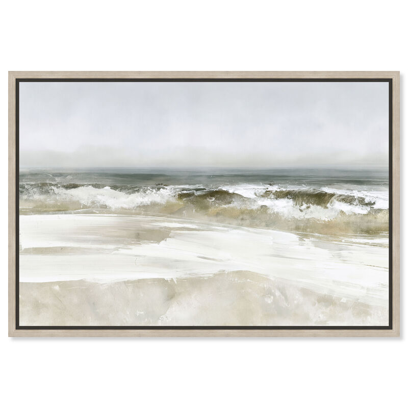 Fading Coast II Abstract Canvas Print by Art Remedy image number 0