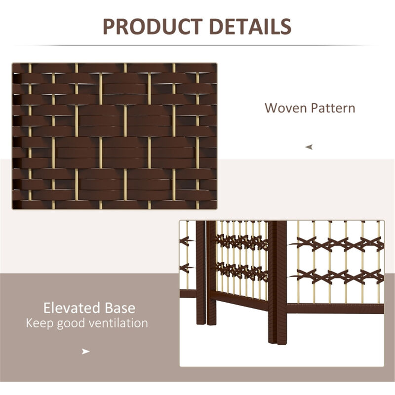 Modern Outdoor Privacy Panel Stylish Screen for Patio & Yard