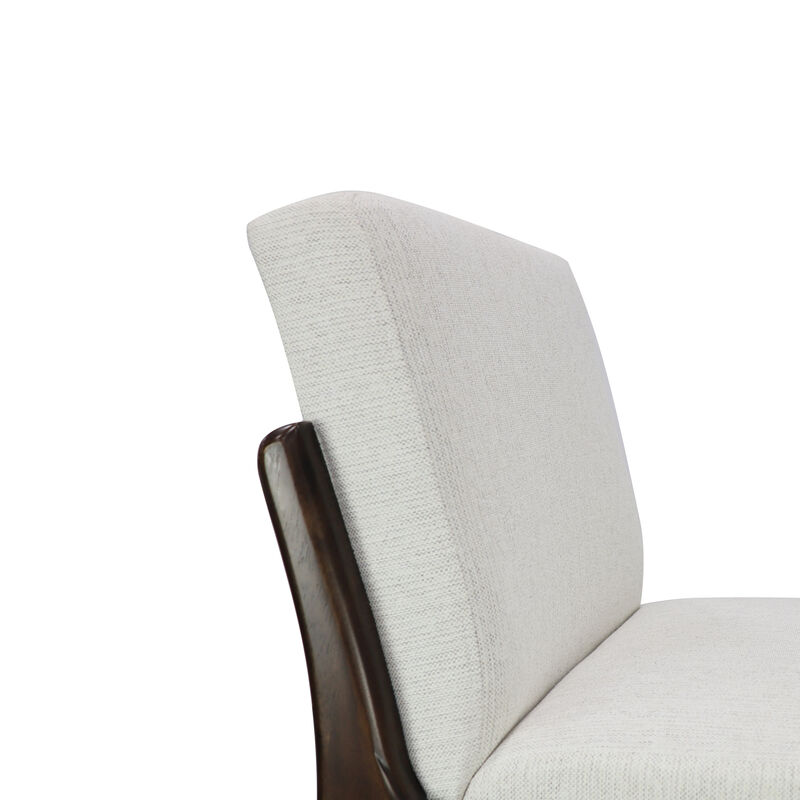 Christopher Knight Home Pietra Mid-Century Modern Rubberwood Upholstered Bar Stools (Set of 2) image number 9