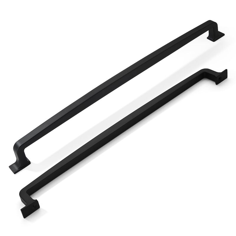 Khtumeware 6 Pack 12 Inch Cabinet Handles - Matte Black Kitchen Pulls and Drawer Handles