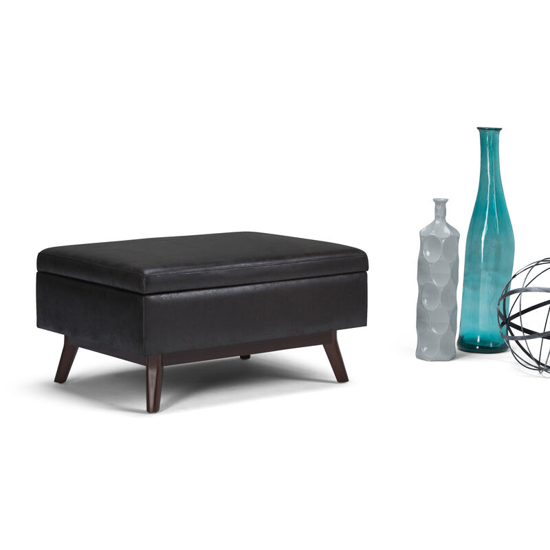 Simpli Home Owen Coffee Table Storage Ottoman image number 3