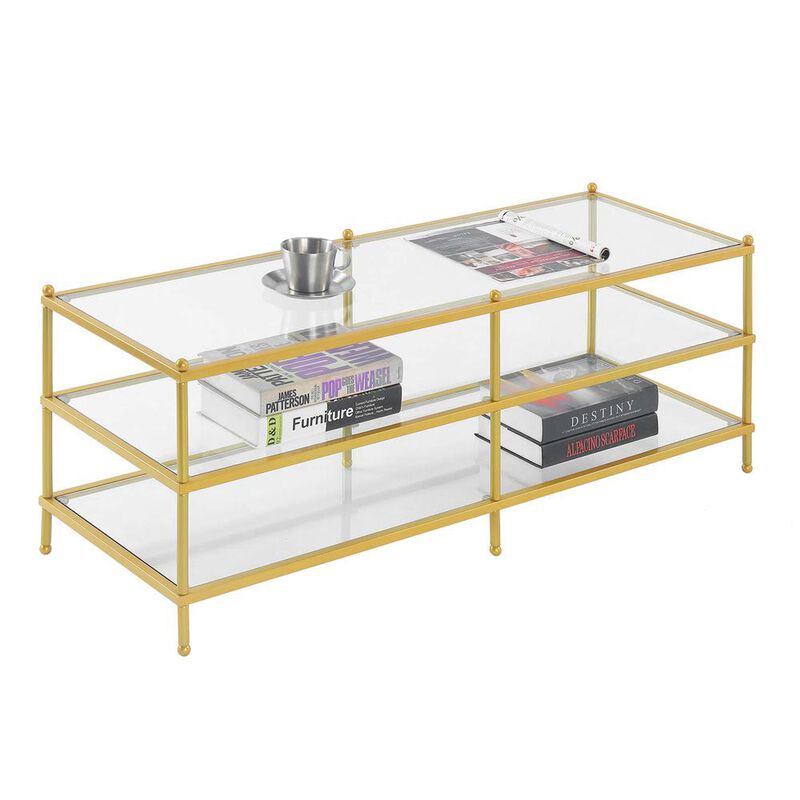 Convenience Concepts Royal Crest 3 Tier Coffee Table
