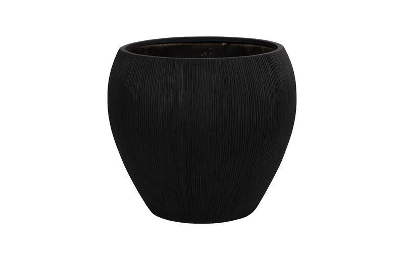 Filament Medium Planter in Black