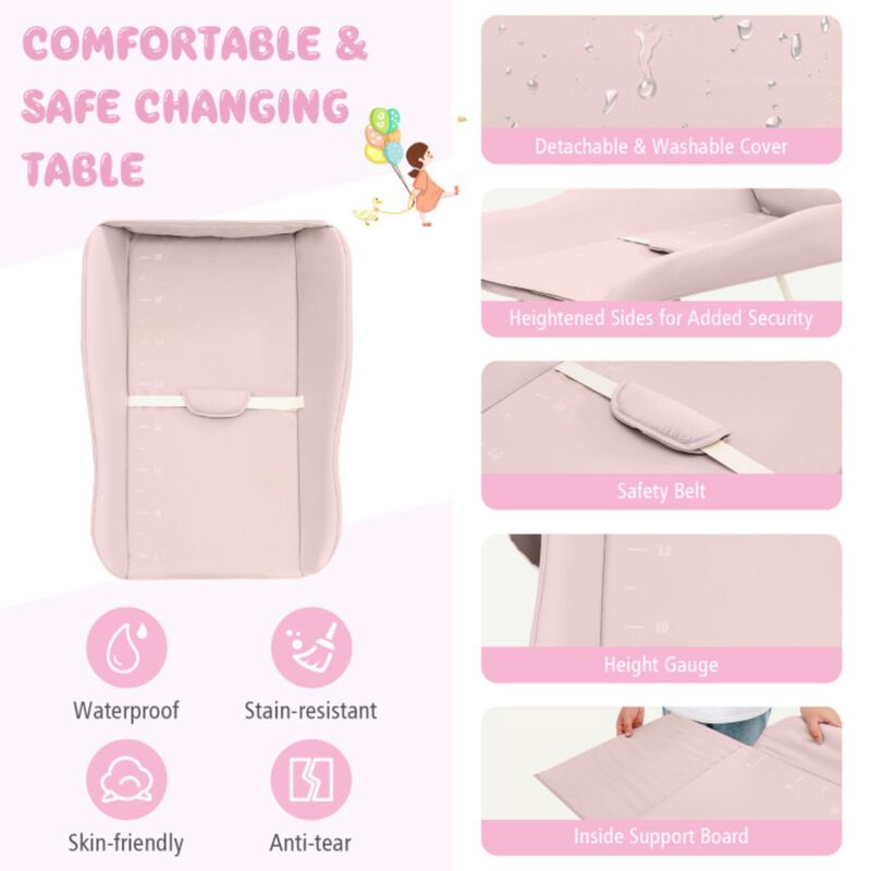 Hivvago Baby Diaper Changing Table with Water Basin Wheel