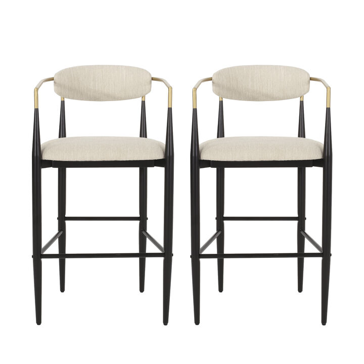 Merax Minimalist Iron Counter Chairs