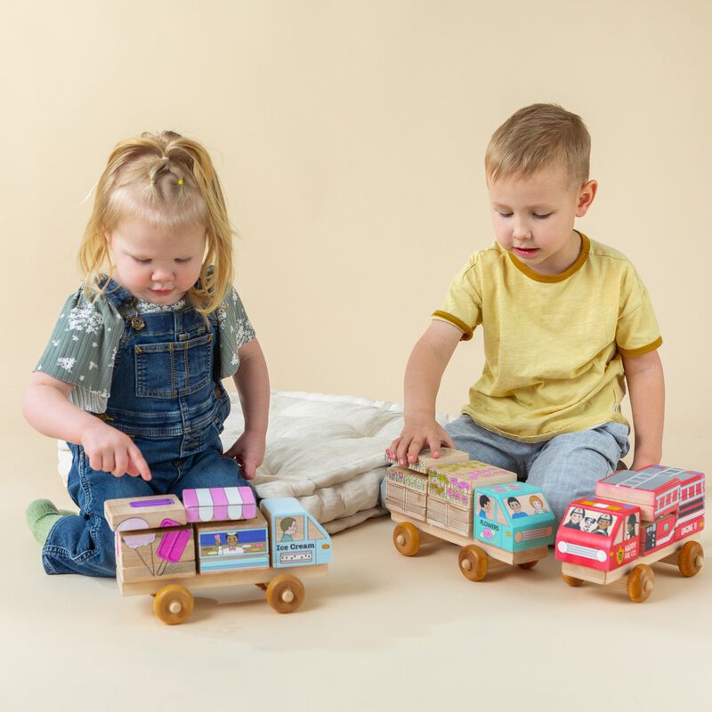 Stackable Puzzle Truck - Flower Delivery Truck image number 2