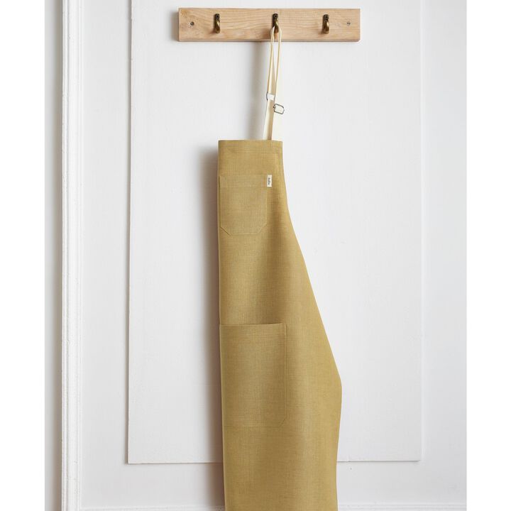 Solino Home 100% Pure Linen Apron - Kitchen Linen