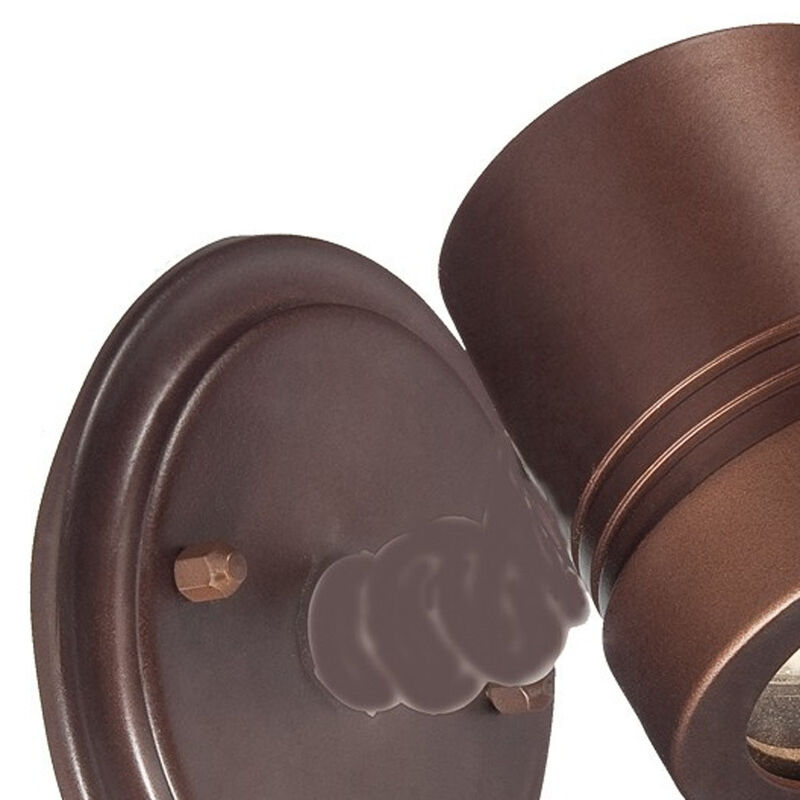 Hivvago Antique Bronze Cylinder Wall Spotlight