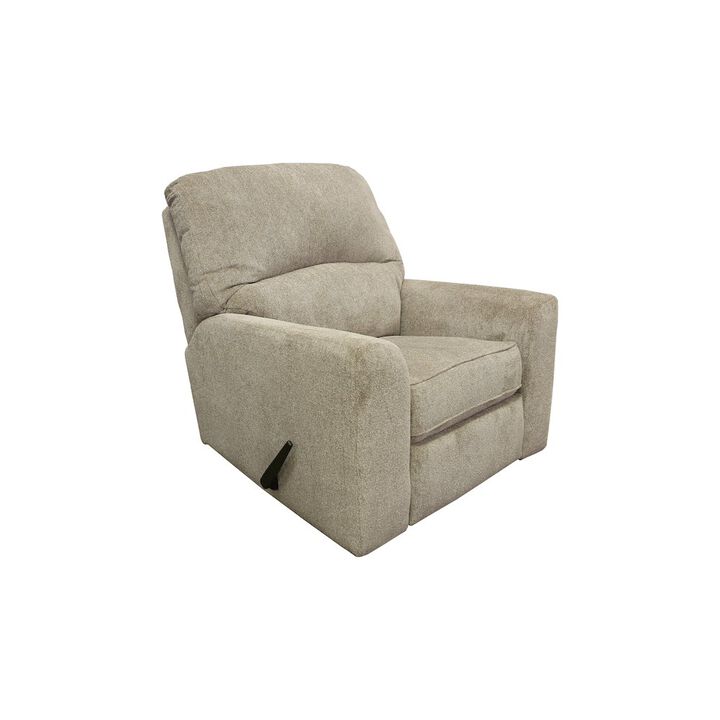 American Furniture Classics Rocker Recliner Chair in Beige Polyester