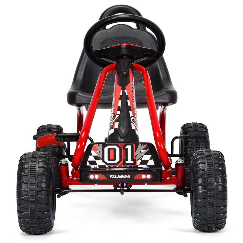 Adjustable Seat Pedal Powered Ride On Car with 4 Wheel Design image number 3