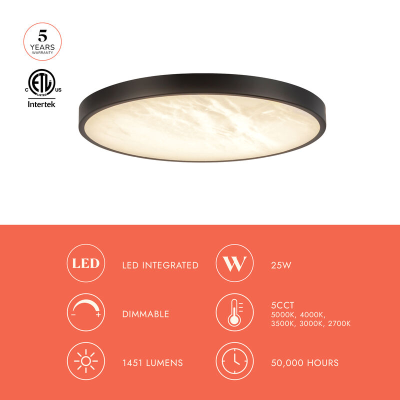 Evelyn 11 in LED Flush Mount image number 7