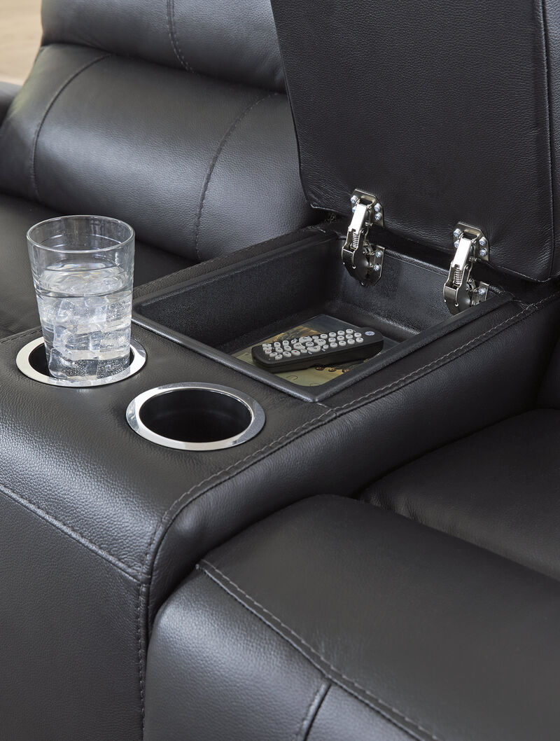 Danemere Reclining Loveseat with Console image number 3