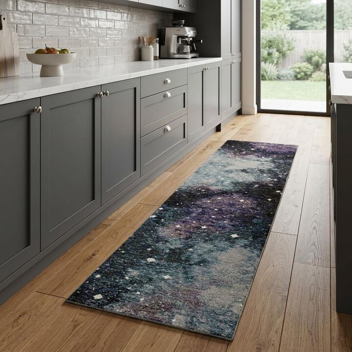 HomeRoots Abstract Runner Rug