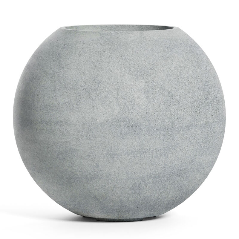 COSAPOTS Orbo Globe Sphere Planter - Fiberglass Indoor/Outdoor and Weather-Resistant Round Planter