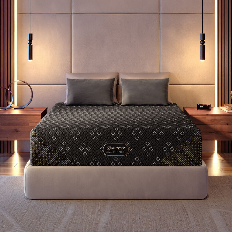 Beautyrest Black Hybrid Series Three XCS Queen Firm Mattress image number 2