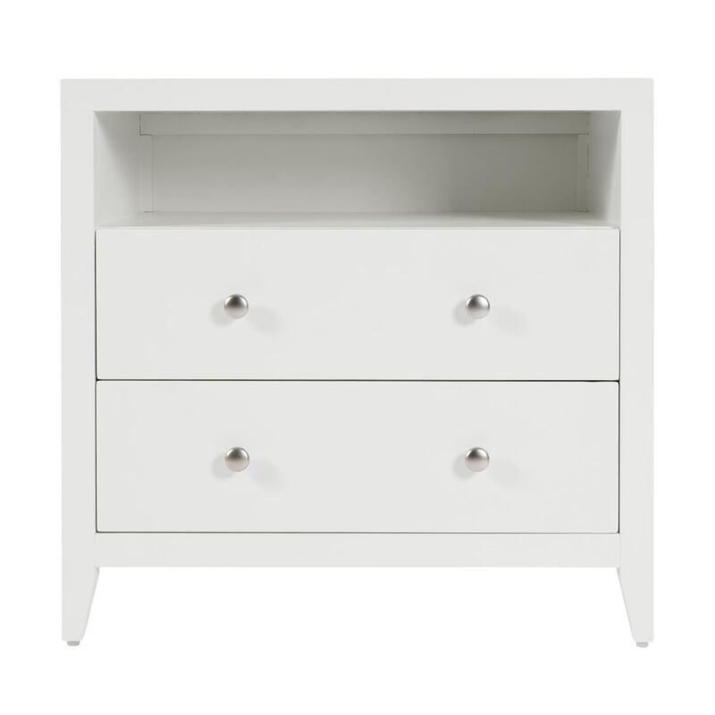 Butler Specialty Dana 28 in. W Rectangular Wood 2 Drawer Nightstand image number 4