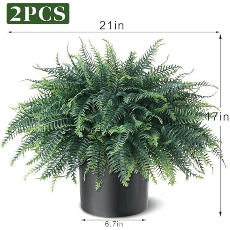 18 Piece Artificial Greenery Stems Wedding Centerpiece Decor image number 3