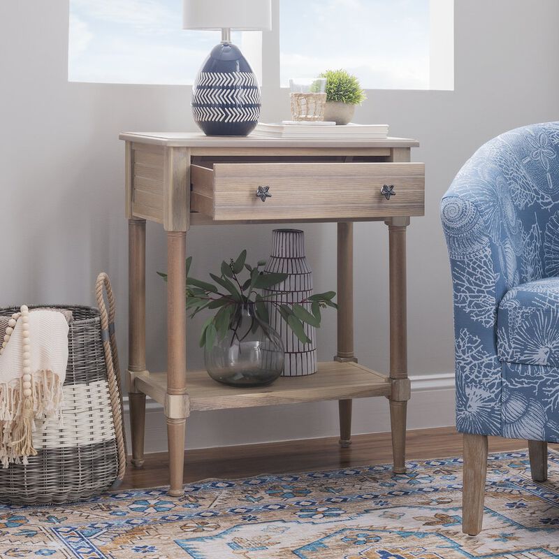 Linon Seaboard Accent Table Natural image number 3