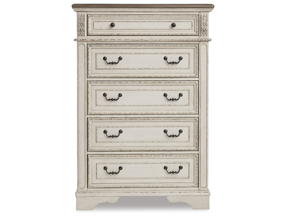 Realyn 5 Drawer Chest of Drawers