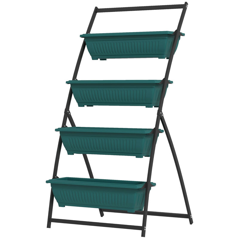 Hivvago 4-Tier Vertical Raised Garden Planter image number 0