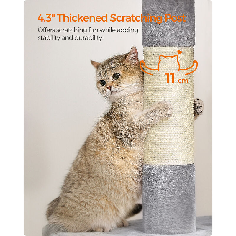 39.8-Inch Cat Tree &ndash; Perfect for Large Cats with Ample Space