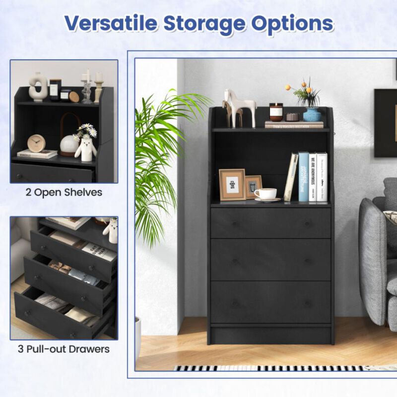 Hivvago Modern Storage Dresser with Anti-toppling Device