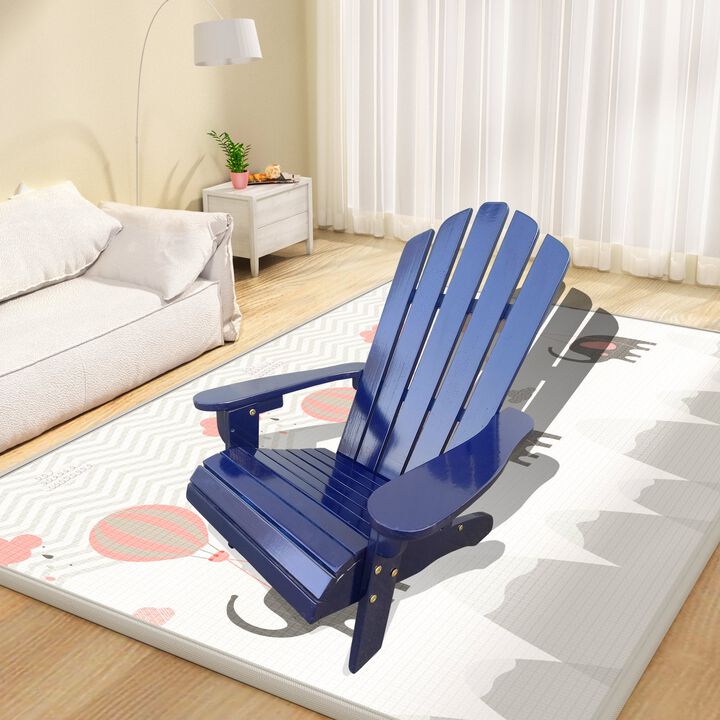 Hivvago Classic Kids Wooden Adirondack Chair