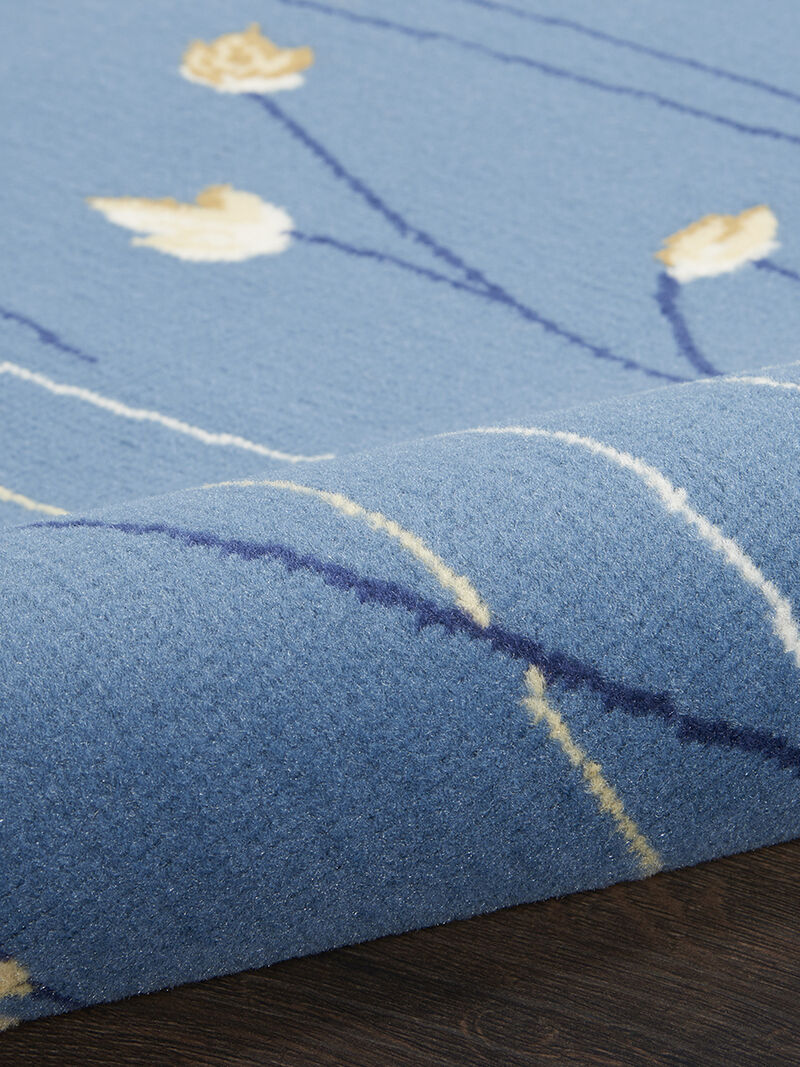 Grafix GRF15 Light Blue 2'3" x 10' Rug