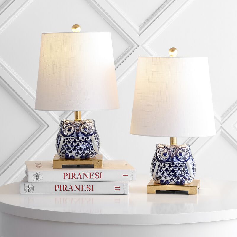Justina Ceramic Mini Table Lamp