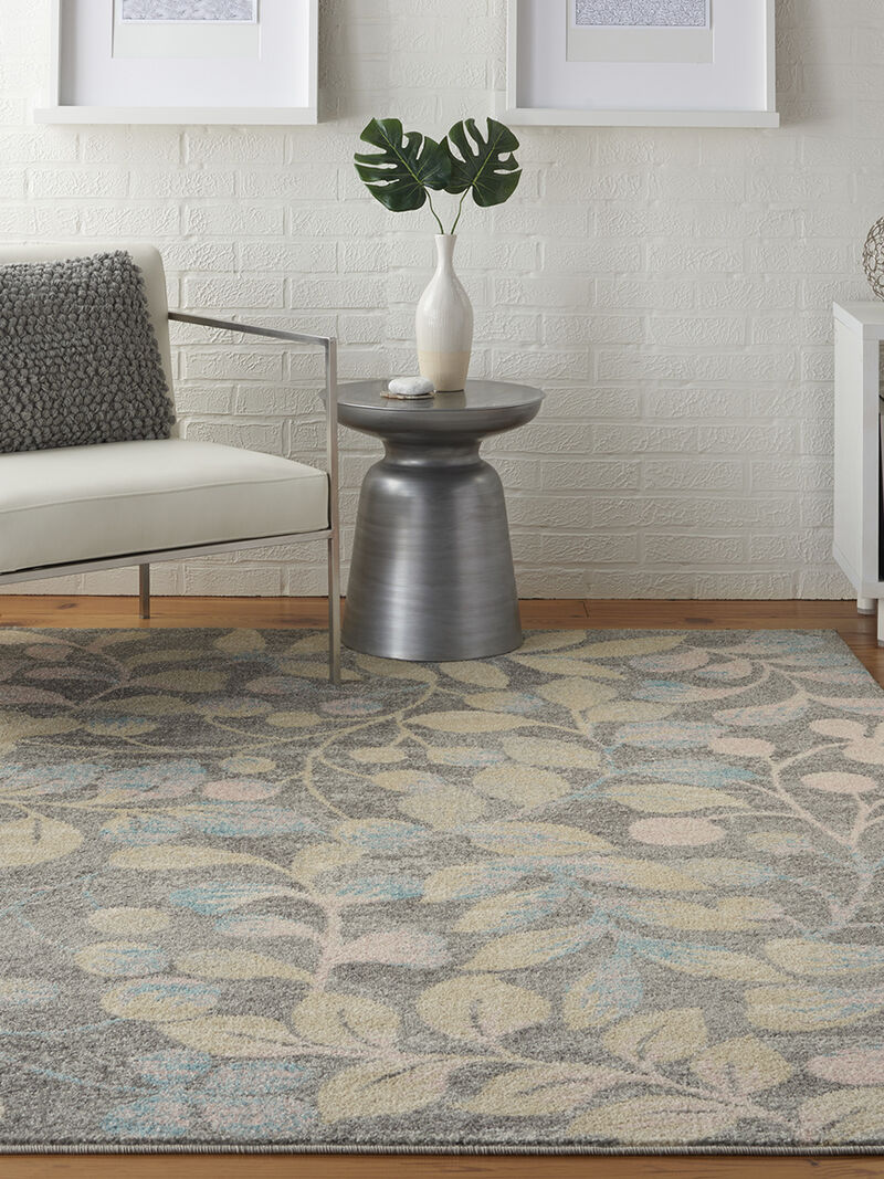 Tranquil TRA03 Gray/Beige 5'3" x 7'3" Rug