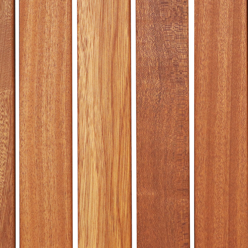 Sunnydaze Meranti Folding Balcony Railing Table