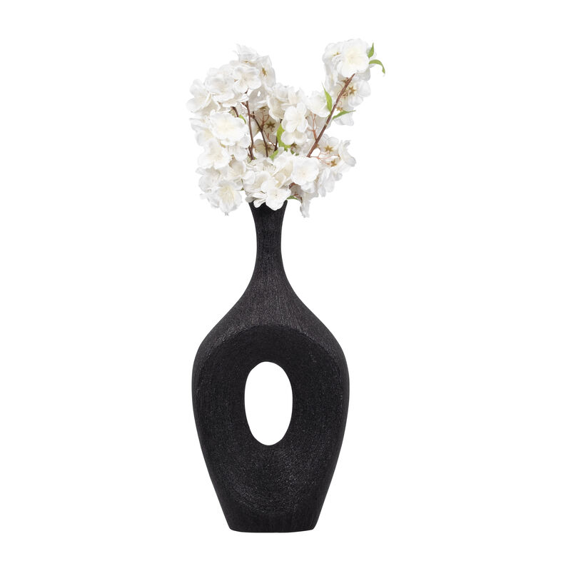 19" Beaded Open Cut Vase image number 3