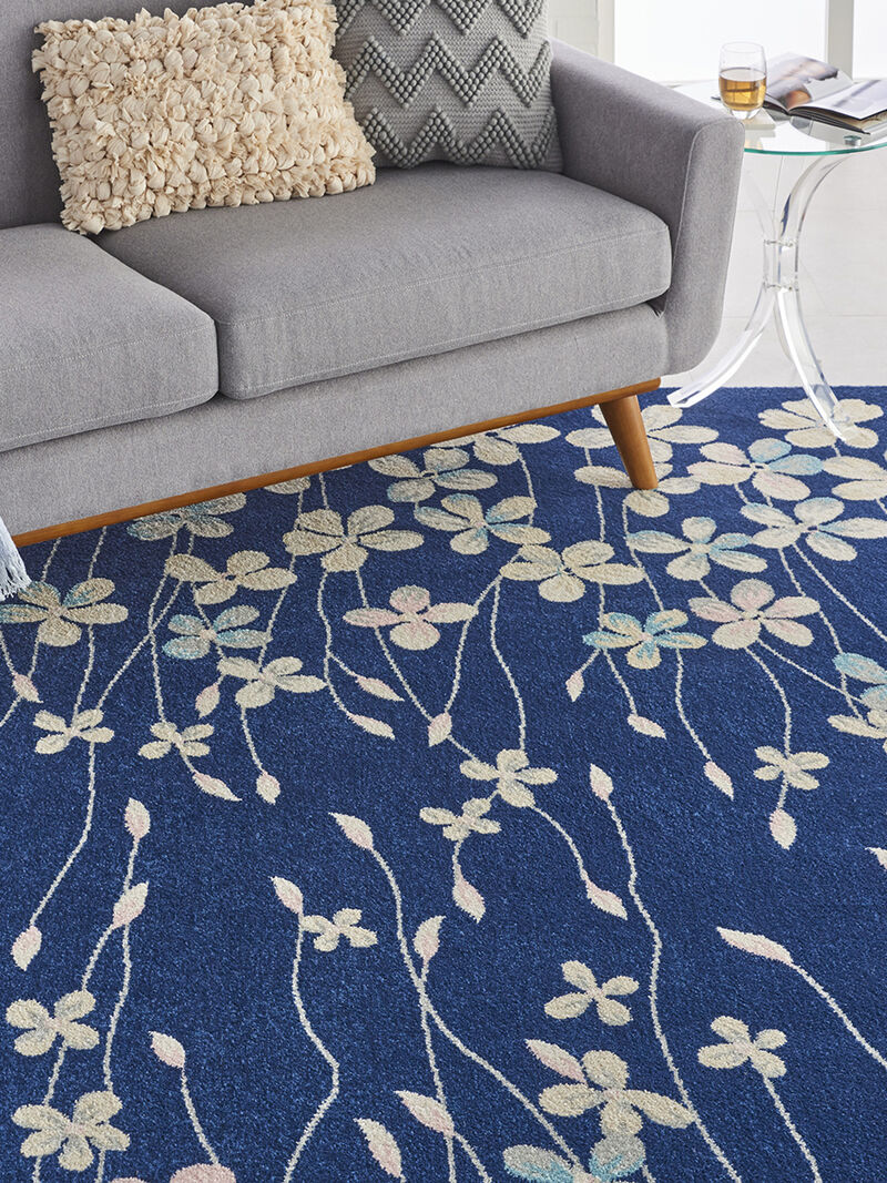 Tranquil TRA04 Navy 8'10" x 11'10" Rug image number 8