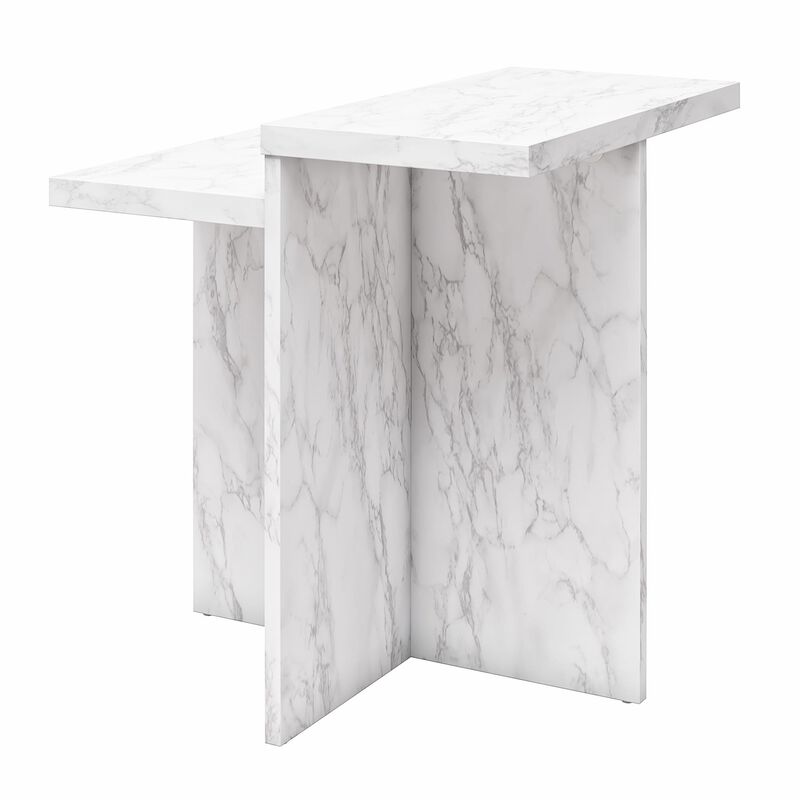 CosmoLiving by Cosmopolitan Brielle Accent Table, Onyx Faux Marble image number 1