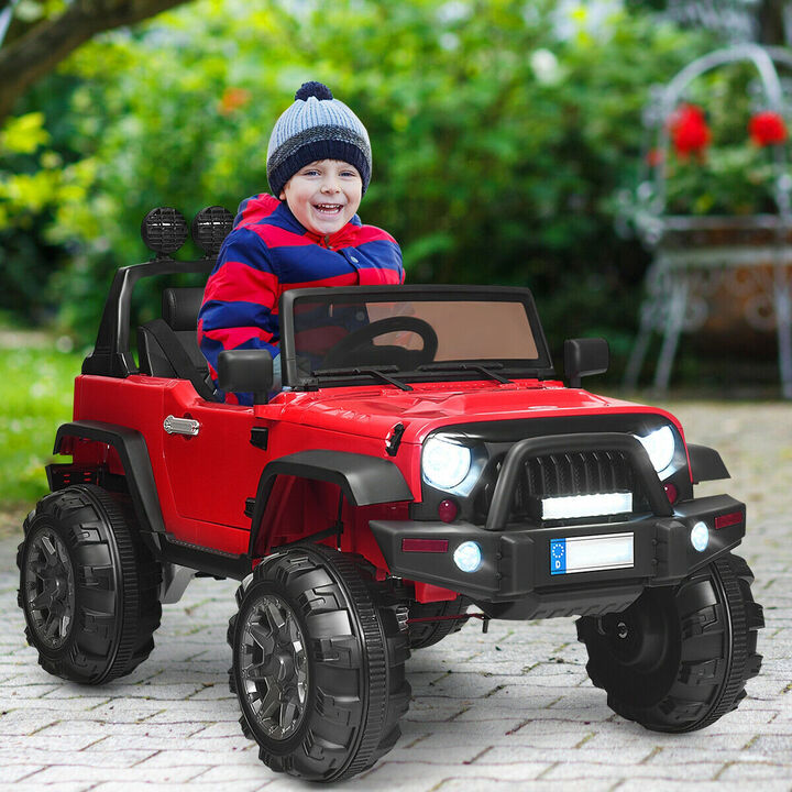 Kids 12V Ride On Car with Remote Control and Double Magnetic Doors