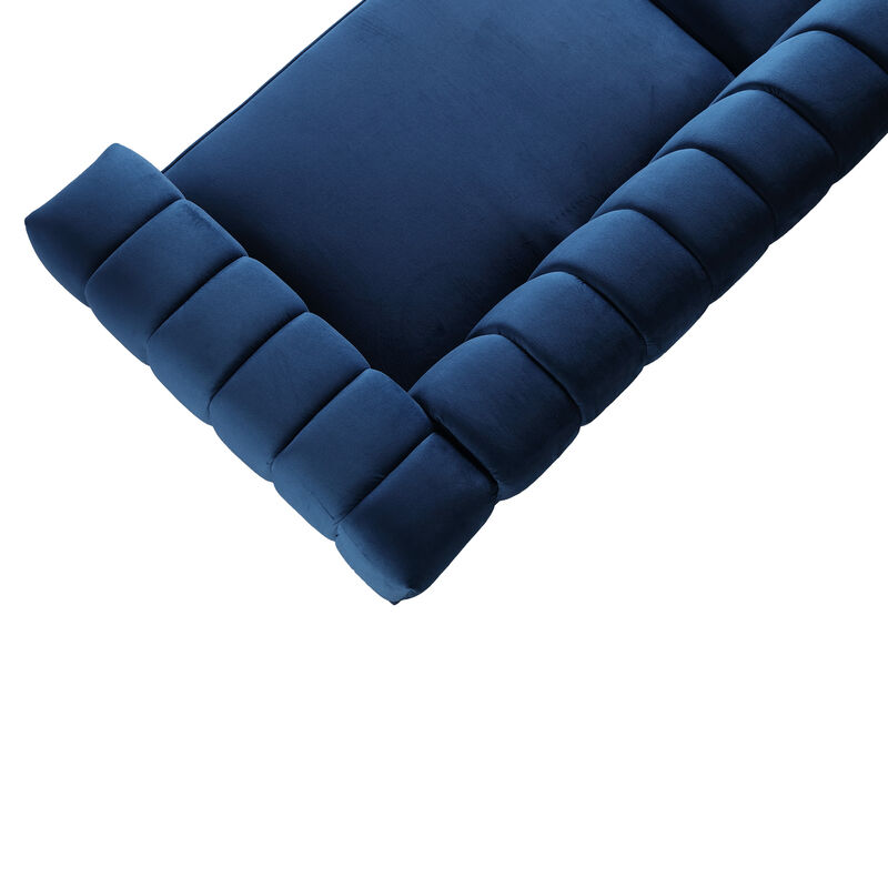 Satwud Luxury Velvet Sofa Set image number 6