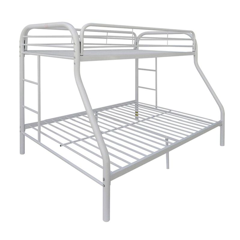 Tritan Bunk Bed (Twin/Full) in White