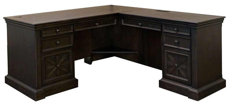 Traditional L-Desk & Return
