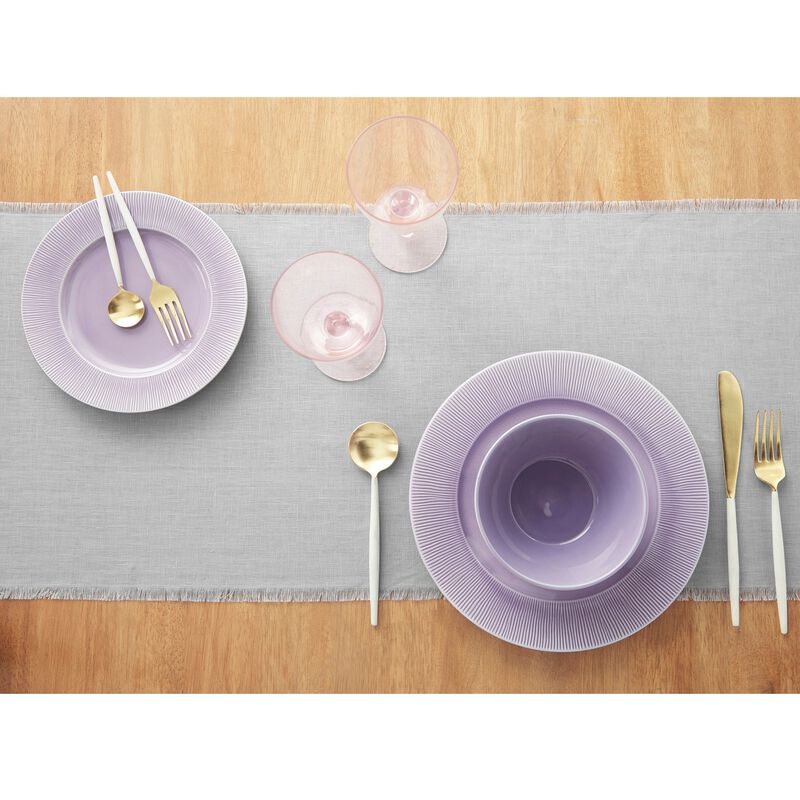 Christmas Linen Table Runner - Fringe, Solino Home