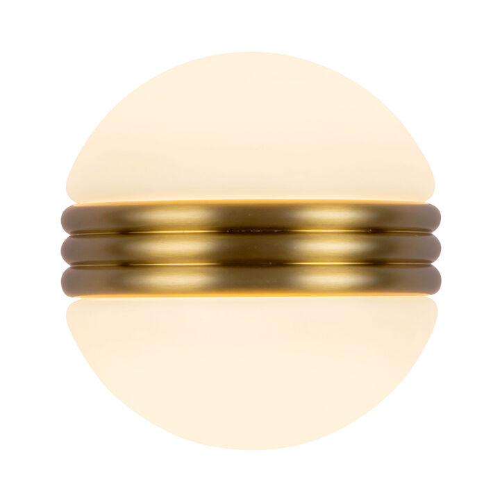 Selene 5-in Damp-Rated Dimmable LED Wall Sconce