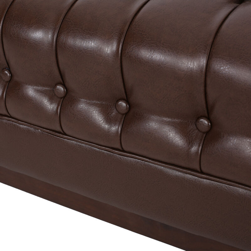 Bilkpa 3 seater PU sofa image number 2