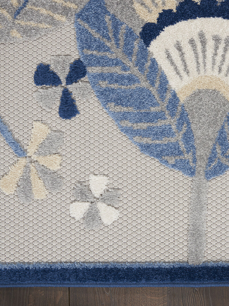 Aloha ALH25 Blue/Gray 6' x 9' Rug