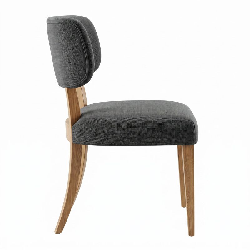 Envelor Linen Pillow-Back Dining Chair, Set of 2 image number 4