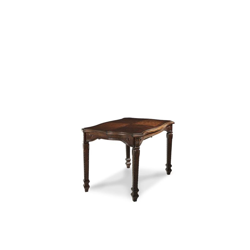 Michael Amini Windsor Court Gathering Table - Vintage Fruitwood