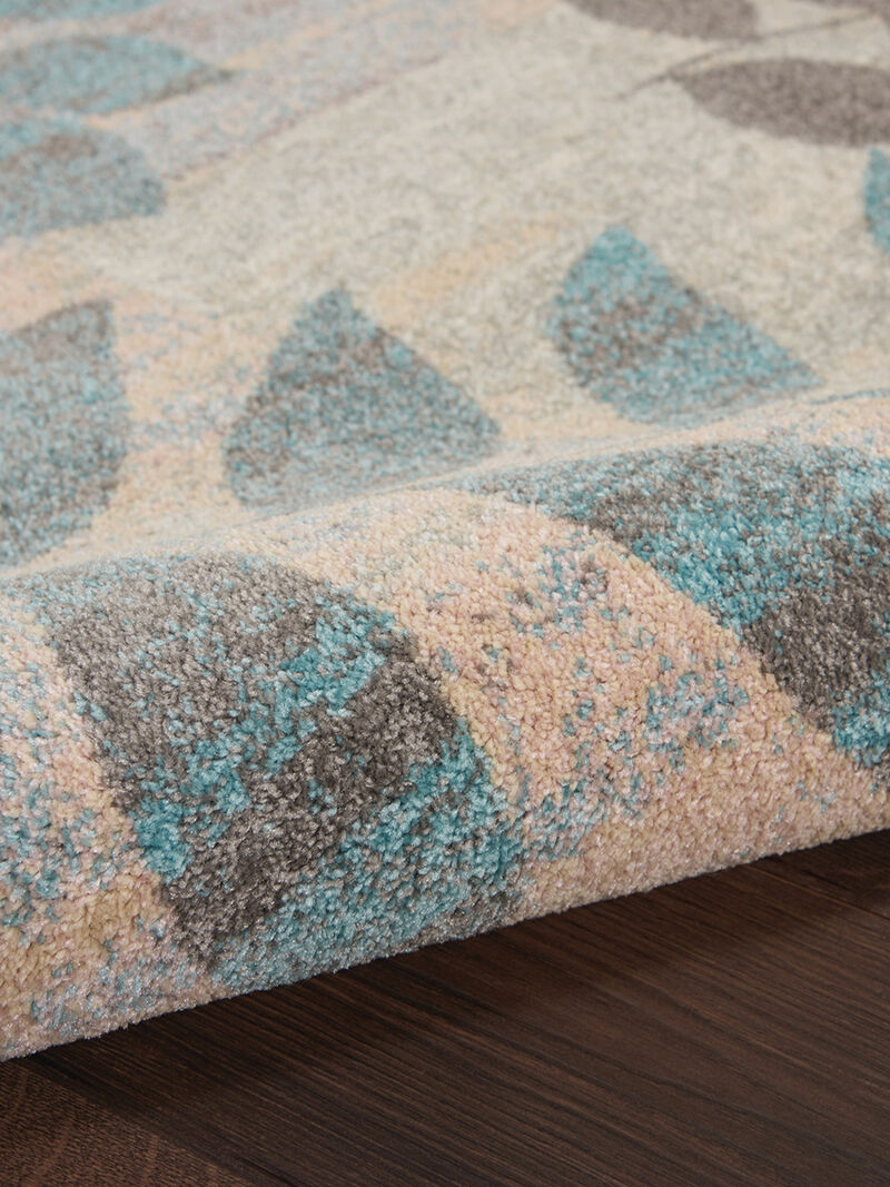 Tranquil TRA01 Ivory/Light Blue 6' x 9' Rug