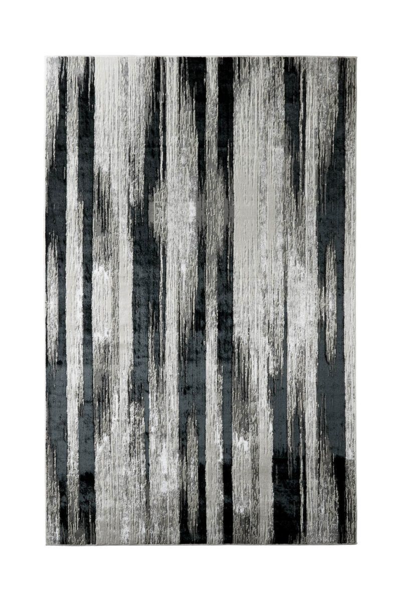 Micah 3338F Black/Silver 9'2" x 12' Rug image number 0