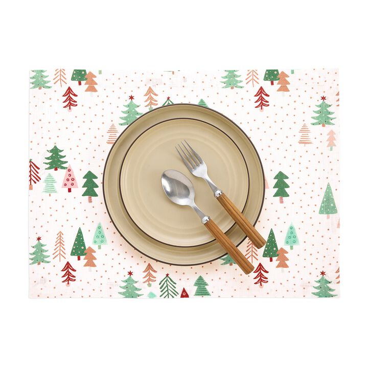 Linen Placemats - Modern Christmas
